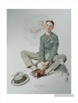 Norman Rockwell Painting - Cupido Norman Rockwell